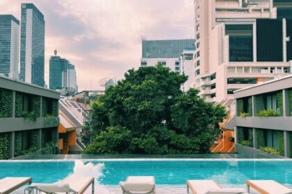 Photo Poolside relaxation